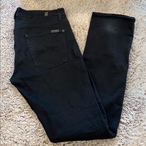 Men’s Black Slim 7 for all mankind jeans